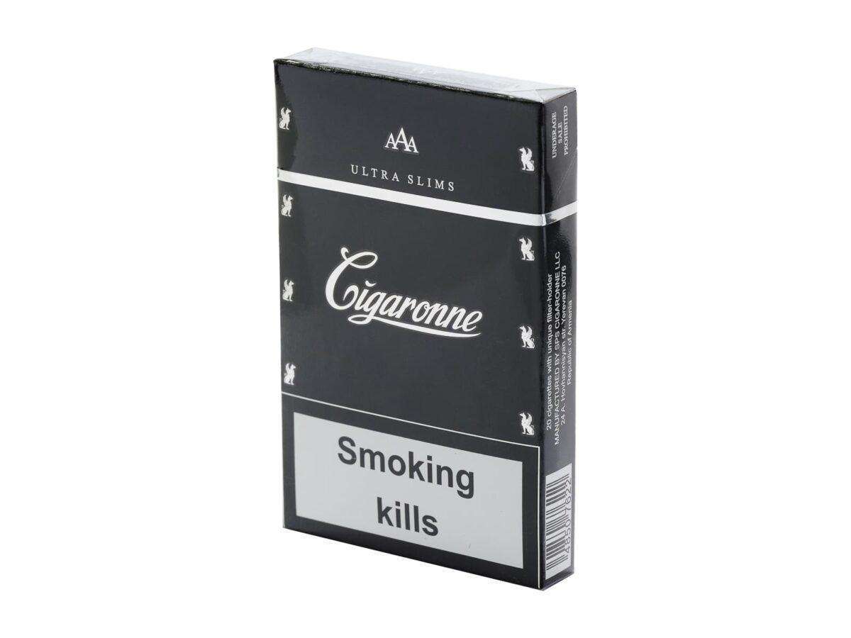 Сигареты Cigaronne Ultra Slims Black Nano Сигареты Cigaronne Ultra Slims Black Nano