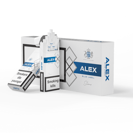 Сигареты Alex Blue Label Slims Сигареты Alex Blue Label Slims
