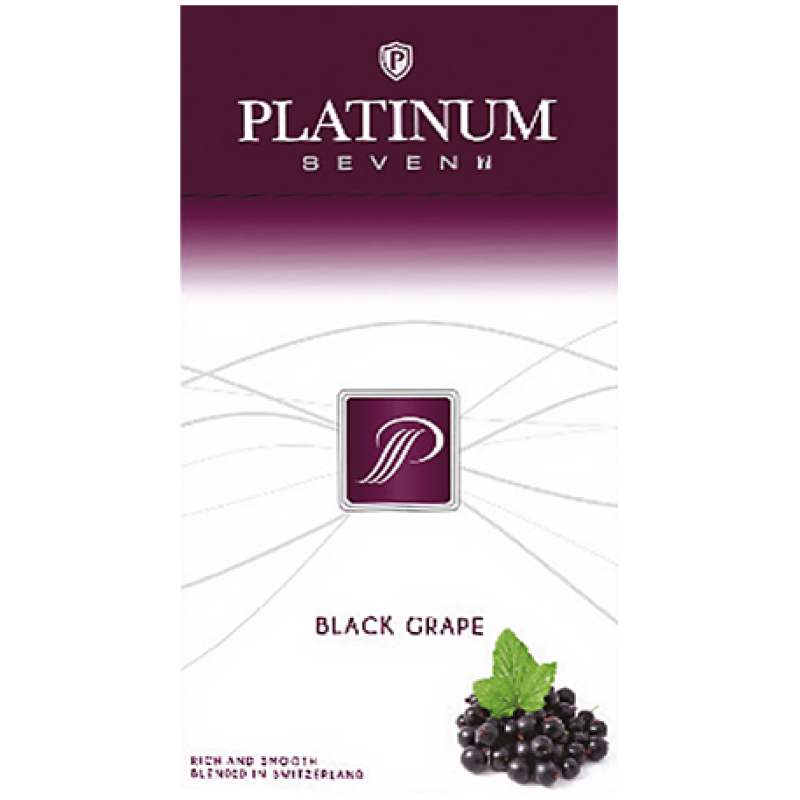 Сигареты Platinum Seven Super Slims Black Grape Сигареты Platinum Seven Super Slims Black Grape