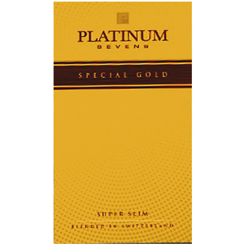 Сигареты Platinum Seven Super Slims Special Gold Сигареты Platinum Seven Super Slims Special Gold