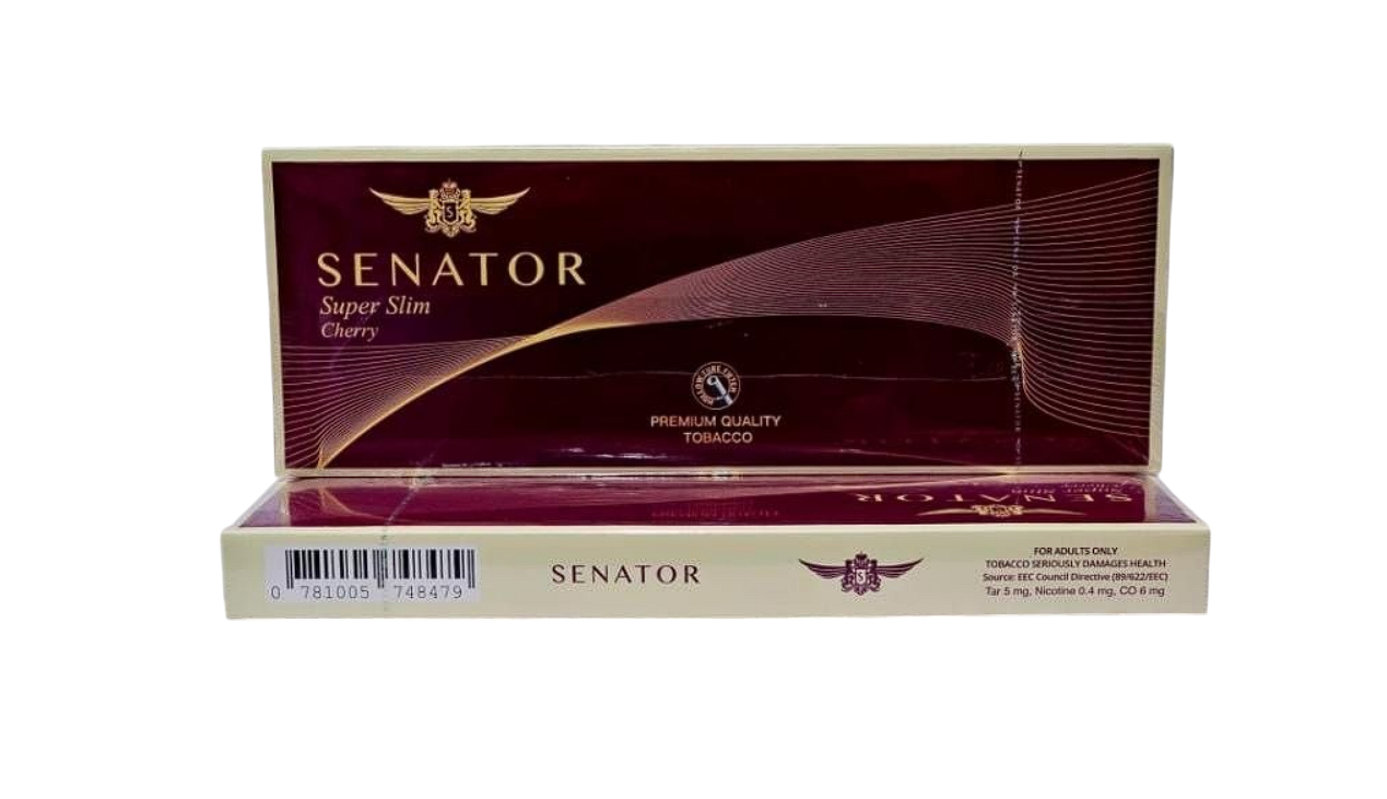 Senator Super Slim Cherry Duty Free Senator Super Slim Cherry Duty Free