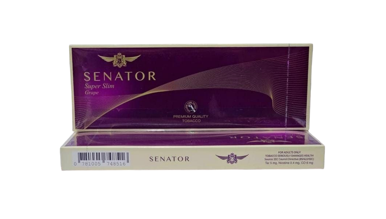 Senator Super Slim Grape Duty Free Senator Super Slim Grape Duty Free