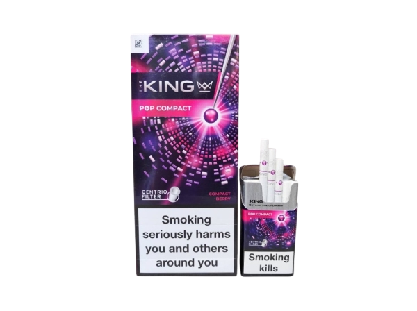 Сигареты The King Pop Compact Berry Сигареты The King Pop Compact Berry